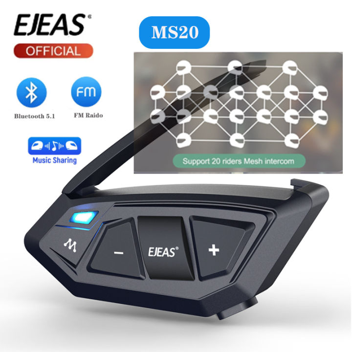 SolaMr Q8 Motorcycle Helmet Bluetooth Intercom Headset