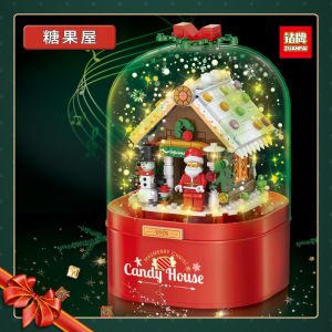 Building block music box、Tabletop decor for home decor