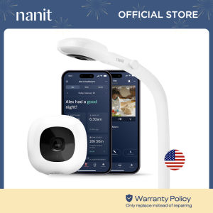 nanit Baby Monitor Pro Smart WiFi Camera &amp Floor Stand Smart App Breath Tracking Night Vision 2-Way Talk Back Smart Alerts Tracking Temperature &amp Humidity Soothing Baby to Sleep
