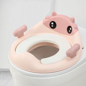 Baby Kids Toilet Seat Cartoon Potty Seat Training Toilet Bowl Seat  Household Auxiliary Non-slip Toilet