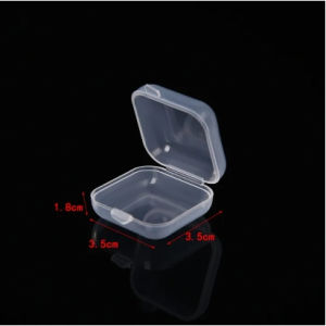 10PCS Transparent Mini Storage Boxes for Earrings Rings Necklaces – Small Plastic Organizers