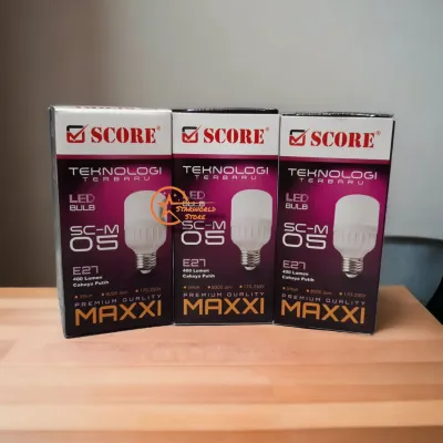 Paket 3 Pcs SCORE Maxxi Lampu Bohlam LED Bulb Capsule Premium Quality 5W 10W 15W 20W 30W 40 Watt