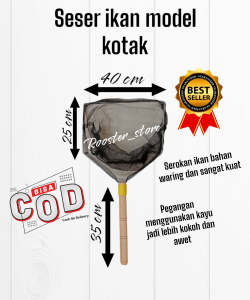 serokan ikan lele Seser ikan model kotak bahan waring sangat kokoh dan kuat