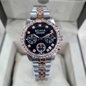 [Promo] Jam Tangan Wanita Bonia BNB10798-2217S  BNB10798-2117S  BNB10798-2617S  BNB10798-2637S  BNB10798-2697S Chronograph Stainless Steel Strap Original Garansi 2 Tahun [✔COD][100% Authentic]