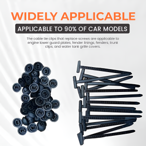 [High temperature and anti-aging] Nylon cable tie buckle High-strength anti-break cable tie Car and motorcycle cable tie Waterproof oil-resistant and corrosion-resistant cable tie Nylon car lock strap