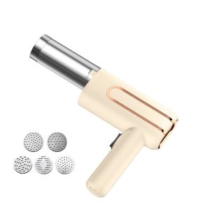 BEA BEATRICE Handheld Electric Pasta Noodle Makerr USB Rechargeable Fully Automatic Wireless Pasta Making Machine Small Intelligent Screen Display Noodle Squeezing Machine Home Kitchen