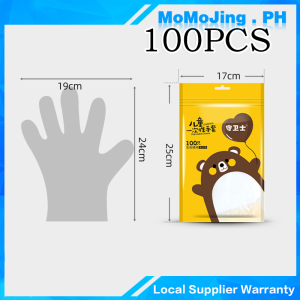 100pcs/pack Children Disposable Gloves TPE Food Grade Disposable Gloves For 3-12 Years Kids