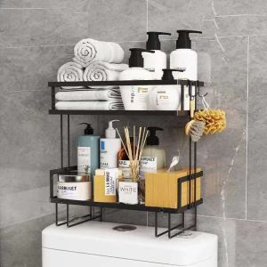 Toilet Rack Bathroom Shelving Storage Shelf Foldable Bathroom Shelf bathroom Accessories Shelf Rack Bathroom Shelf Rack