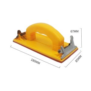 Jozoo Handheld Sandpaper Sheet Frame Holder Anti-slip Hand Sandpaper Holders Plastic Practical