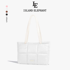 ISLAND ELEPHANT Shoulder Bag for Women Tote Bag Waterproof Shopping Bag High-capacity