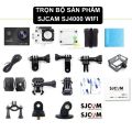 Camera hành trình SJCAM SJ4000 Wifi - Máy quay hành động Quay 2K@30fps quay liên tục HD 90 phút. 