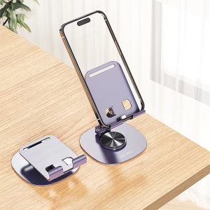 โลหะผสมขาตั้งแบบหมุน ที่ตั้งโทรศัพท์ ปรับได้ พกพาง่าย แข็งแรง และทนทาน