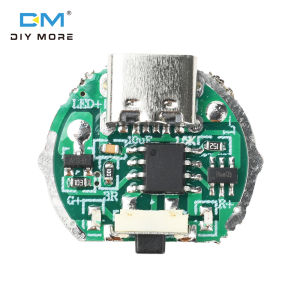 Diymore DC 3.2-4.2V 3-tốc độ mờ + ẩn bảng ổ đĩa flash bên Báo Chí phụ kiện đèn pin 6-10W Đèn hạt cho loại C