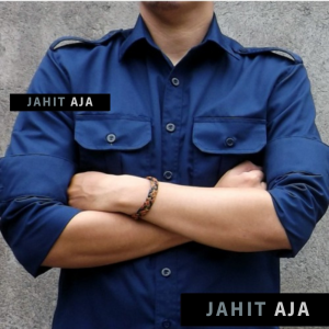 KEMEJA PDL/PDH LENGAN PANJANG NAVY  Seragam Kerja Atasan Formal