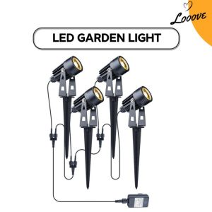 LED Garden Light / Lampu Taman 12 W isi 4 Lampu