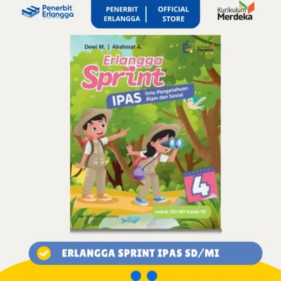 [Erlangga Official] Sprint Ipas Revisi Kelas 3 4 5 6 Sd/Mi Kurikulum Merdeka