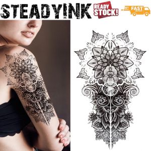 [𝚂𝚝𝚎𝚊𝚍𝚢𝙸𝙽𝙺] Temporary Tattoo Sticker Tatu Pelekat | Mandala | Lasting Waterproof | Makeup Event Festival Party |