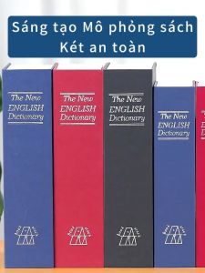 Két sắt mini ngụy trang hình quyển sách có mật khẩu – lõi kim loại chắc chắn thông minh và an toàn