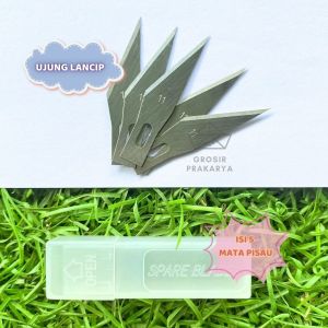 Cutter Pen Pisau Ukir Seni Dapat 5pcs Isi Pisau Hobby Crafting Art Knife Metal Handle Blade Pisau Bonsai Sayat Ukir Pen Cutter Set Mata dan  Gagang Art Knife Cutting Sticker Decal KNIFEZER Keperluan Sehari hari Prakarya Kerajinan Tangan