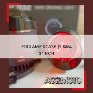 foglamp biled 3 inchi X-CASE 3 warna blue lens devil eye merah bisa untuk toyota