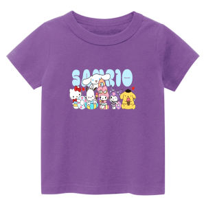 Tshirt kids kaos atasan oblong sablon karakter SANRIO anak cewek usia 1-12tahun