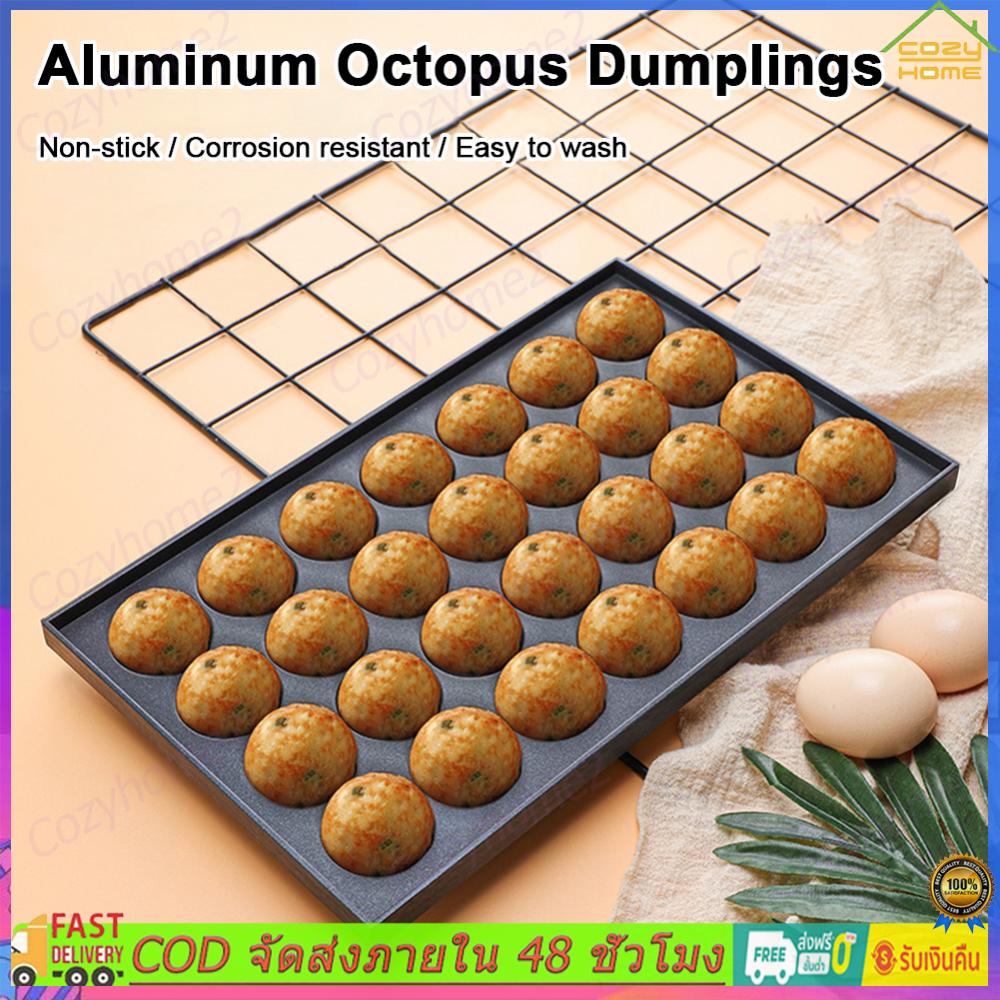 กระทะทาโกะยากิ กระทะ เตาทาโกะยากิ 28 หลุม เคลือบเทปล่อนอย่างดี