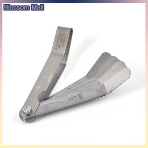 [Blossom] 16 Blades Feeler Gauge Metric Gap Filler 0.127-0.508mm Valve Gage Measurment