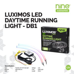 LUXIMOS Lampu Alis 30CM RGB DRL Sein Mode Running Turning Welcome Neon DB1 - NINE AUTOSERIES