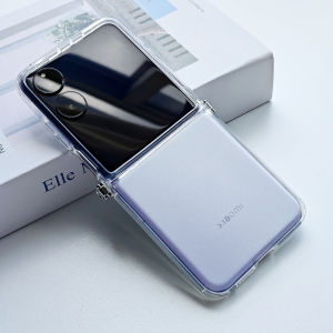 Suitable for Xiaomi mixflip2 Simple Transparent Phone Case mix flip Soft Side Hanging Buckle TPU Drop-Resistant Cover