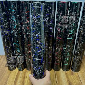 Sticker Carbon Forged Stiker Forged Stiker Motor Forged ukuran 50cm ke 50cm V2