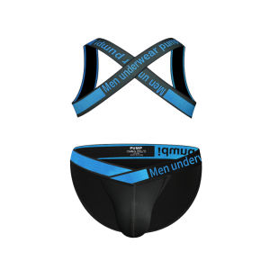 CMENIN PUMP 2Pcs New Cotton Men Underwear Jockstrap Panties Soft Tanga Mens Briefs And  Tank Top Set Man Underpants Top MP252+98