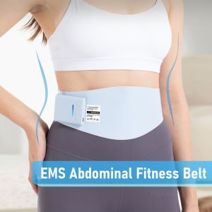 Smart EMS Abdominal Fitness Equipment Weight Loss Waist Support Vibration Heating Massager Body Slimming Shaping Belt Muscle Training