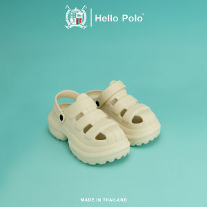 Hello Polo รองเท้าแฟชั่น สำหรับผู้หญิง รองเท้าแตะรัดส้น EVA พื้นหนา เสริมส้น ปรับสายได้  กันน้ำ ระบายอากาศ รุ่น HP8054