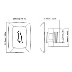 LEI รถ tailgate สวิทช์ไฟฟ้า tailgate Trunk ปล่อยสวิทช์ tailgate Trunk SWITCH