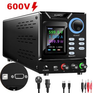 KUAIQU 400V 800V 1000V 1A แหล่งจ่ายไฟ DC RS-232 USB ซอฟต์แวร์พอร์ต Lab Stabilizer แหล่ง 4 ชุดหน่วยความจํา 30V 10A12V 24V Regulator