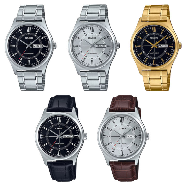 Casio Standard นาฬิกาข้อมือผู้ชาย รุ่น MTP-V006,MTP-V006D,MTP-V006G,MTP-V006L (MTP-V006D-1C,MTP-V006D-7C,MTP-V006G-1C,MTP-V006L-1C,MTP-V006L-7C) | Lazada.co.th