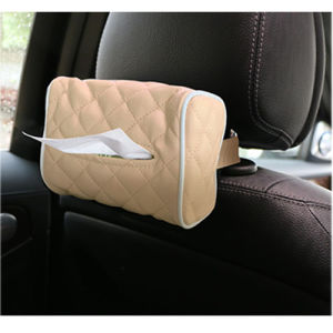 SEAMETAL Tempat Tisu Mobil Gantung/Kotak Tissue Kulit Mobil Mewah/Car Visor Box Tisue Estetik Serbaguna