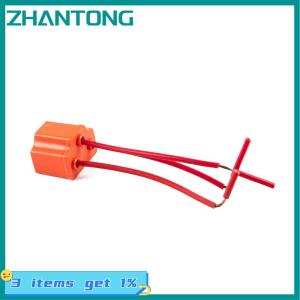 ZHANTONG ซ็อกเก็ตไฟหน้าซ็อกเก็ตหลอดไฟแบบสามปลั๊กเซรามิก H4