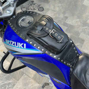 Áo da bao bình xăng xe Suzuki màu đen