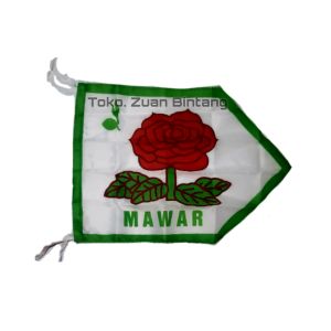 BENDERA REGU PRAMUKA PUTRI /BENDERA REGU PRAMUKA BUNGA