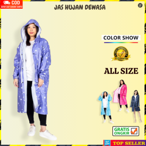 Mantel Hujan Wanita Korea & Raincoat Perempuan Dewasa