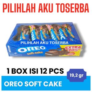Oreo Soft Cake Bolu Cokelat 16 gr - 1 Box Isi 12 pcs ( HARGA 1 BOX )