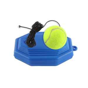 Heavy Duty Tennis Trainer with Elastic Rope Ball Aids Base Practice Self-Duty Rebound Tennis Traine