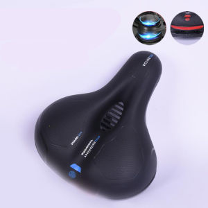 Mountain Bike Saddle Cushion MTB Big Butt Foam Dual Shock Absorbing Saddle Seat Bicycle Cushion