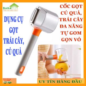 CỐC GỌT CỦ QUẢ TRÁI CÂY ĐA NĂNG TỰ GOM GỌN VỎ "BAHAMAR" rất thuận tiện trong sử dụng là dụng cụ cần thiết mỗi gia đình. Có thể mang theo đi du lịch cắm trại