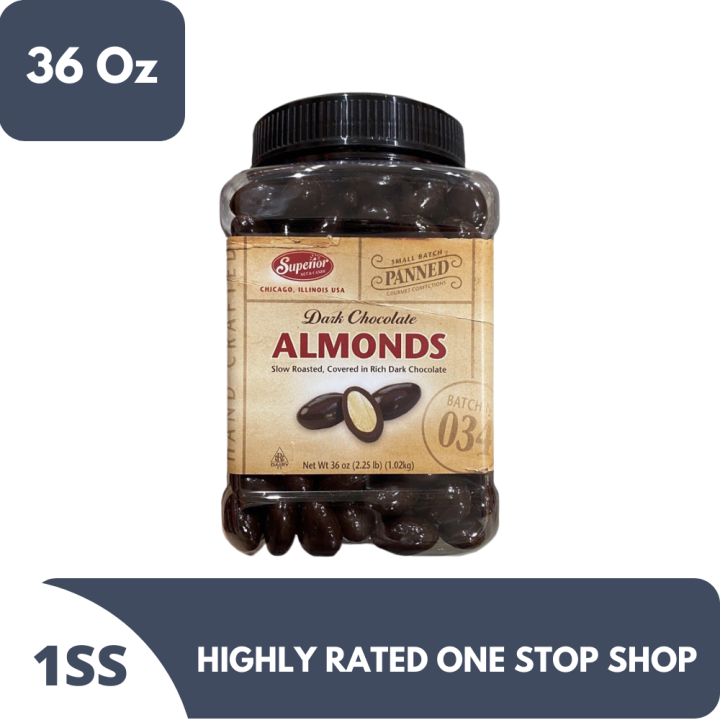 Superior Dark Chocolate Covered Almonds 36oz Lazada PH