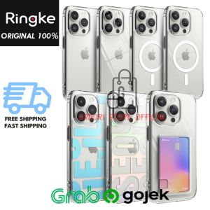 Case iPhone 15 Pro Max 15 Plus 15 Ringke Fusion Design MagSafe Magnetic Card Slot Hybrid Casing