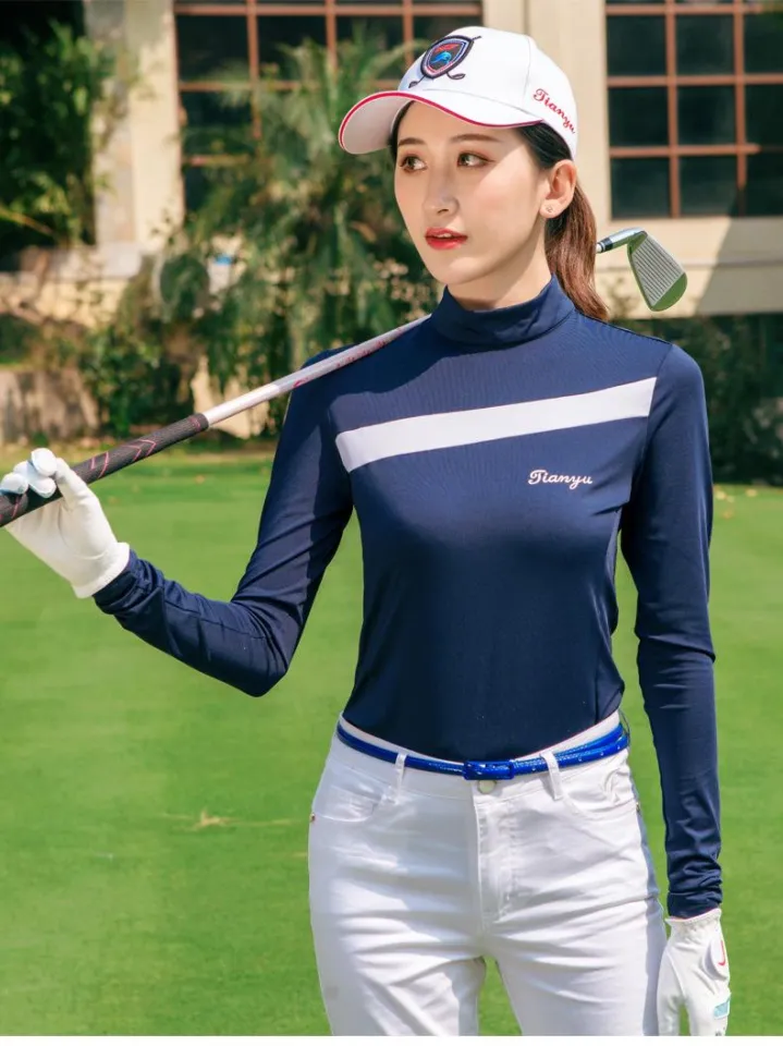 Fashion Golf Womens Shirts Team Sports Tops Golf Clothing Women's