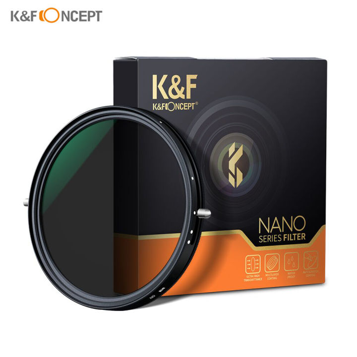 K&F CONCEPT 67mm 2-in-1 Variable Adjustable ND Filter Neutral