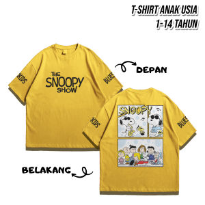 Kaos Atasan Anak Laki Laki Perempuan 1-14 Tahun Motif Terbaru Depan Belakang